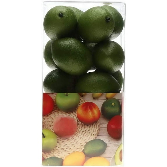 20 pcs Fake Fruit Artificial Lemon Decorations Likelike Limes Decorative for Home Kitchen Party Christmas Display - 6cm