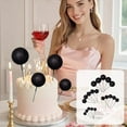 thumbnail image 1 of 20 pcs Glitter Foam Balls Cake Toppers Decorative Ornaments for Birthday Party Wedding Dessert Table Decorations Sparkling Ball Set, 1 of 6