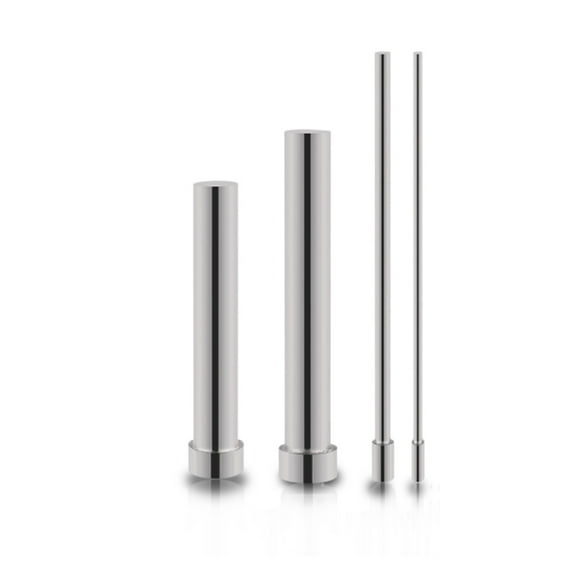 (20 pcs) High Speed Steel Die Punch Punches for Machining Lathe Diameter 1.9mm (Big Head 2.4mm) x Length 60mm.