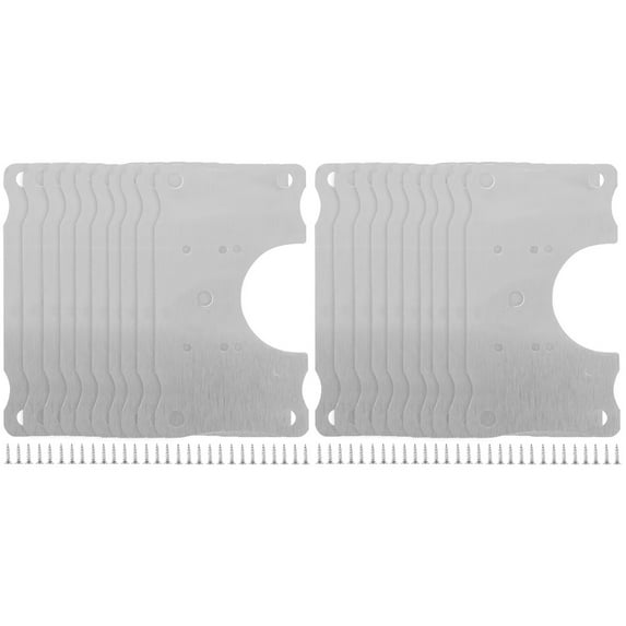 CIMAXIC Cimaxic Sturdy Cabinet Hinge Repair Plate for Wood Furniture
