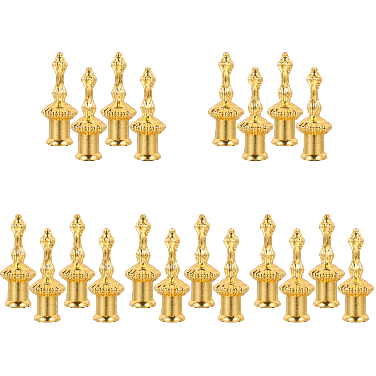 20 pcs Light Screw Cap Lamp Finial Cap Tapped Lamp Decoration For Lamp