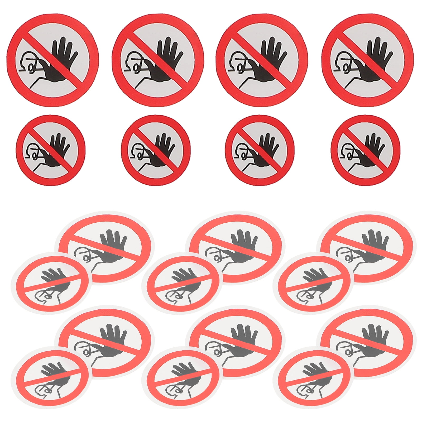 20 pcs No Entrance Signs Do Not Entrance Warning Signs Selfadhesive