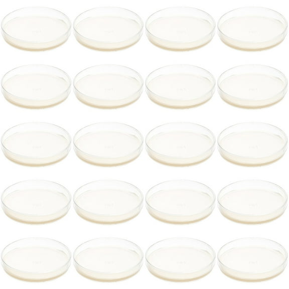 Raindrops 20 Pcs Nutrient Agar Plate Oven Experiment Pre Made for Science Baby Child