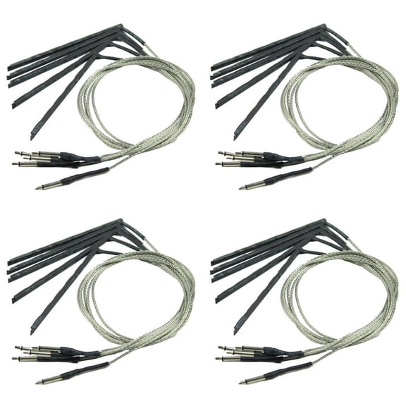 20 pcs Piezo pickups-Black & Silver