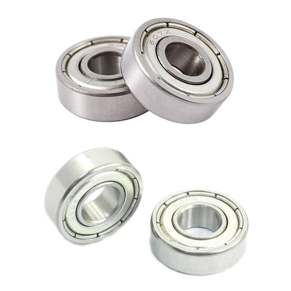 20 pcs Sealed Deep Groove Radial Ball Bearings-698Z & 607ZZ