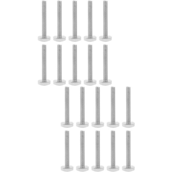 20 pcs  T Track Bolt M6x45 Stainless Steel T Slot Bolt T-slot Sliding Bolt Supply