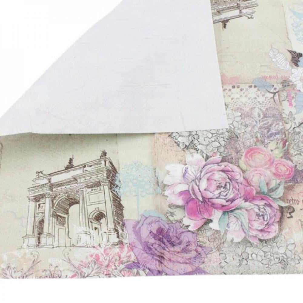 Servilletas De Papel Heku - Pack De 20 Unidades, 3 Capas, 33x33 Cm - Color Púrpura - Perfectas Para Fiestas Y Celebraciones