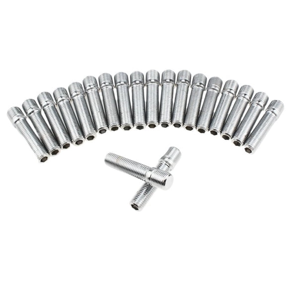 20pcs/set Extended Wheel Studs Conversion Tall Lug Bolts Screw Adapter Kit (M12x1.25,M12x1.5,M14x1.25,M14x1.5)