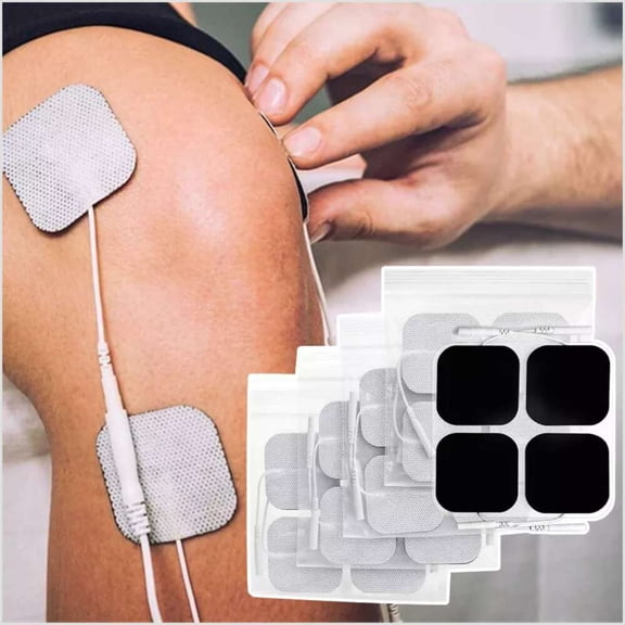 20 pcss Reusable Electrode Pads Self-Adhesive Patches TENS/EMS Unit Massage 2.0MM