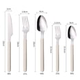 thumbnail image 1 of 20-piece set Stainless Steel Flatware Set, Modern Handle Silverware Cutlery Set for Home Kitchen & Daily Dining, 1 of 6