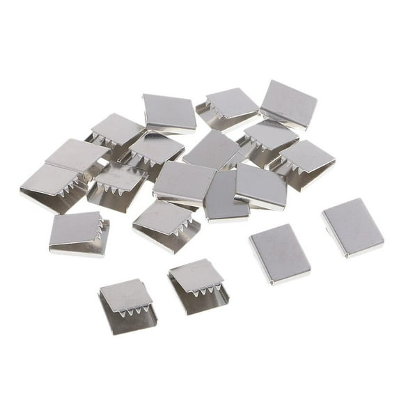 20 pieces / piece Metal belt end clip Rbon End clamp for making jewelry