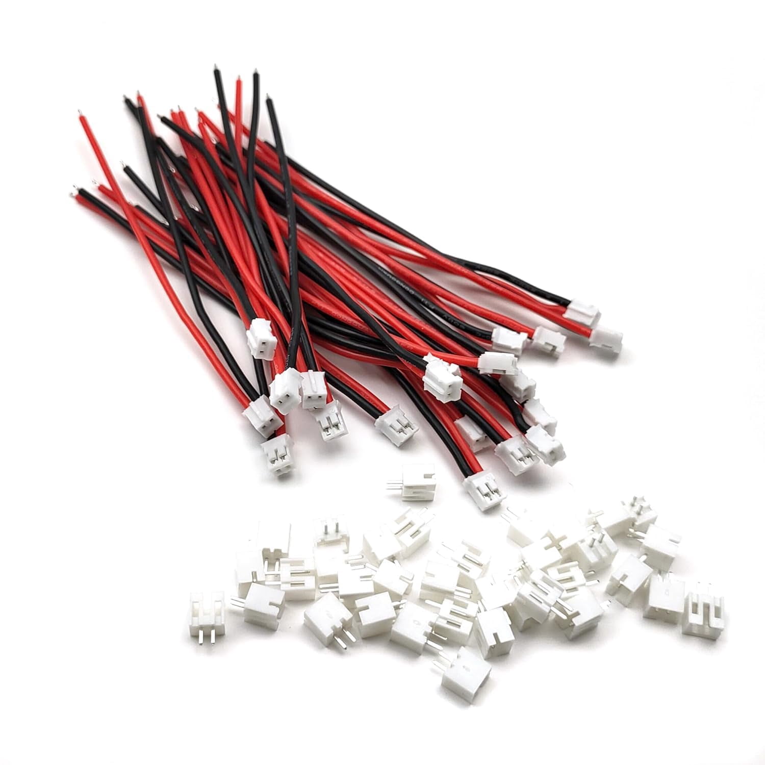20 sets of micro-2.02 pin male connectors with 10 silicone cables and female 2.0 connector kits
