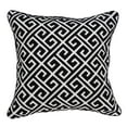 thumbnail image 1 of 20" x 0.5" x 20" Transitional Black and White Pillow Cover, 1 of 3