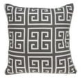 thumbnail image 1 of 20" x 0.5" x 20" Transitional Gray and White Accent Pillow Cover, 1 of 5