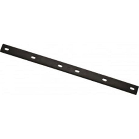 20 x 1.5 x 0.25 in. Stainless Steel Heavy Duty Mending Plate, Black