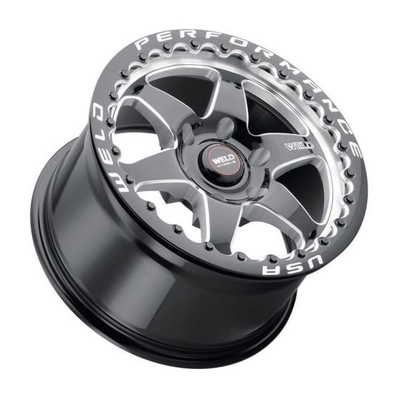 20 x 10 in. 6 x 135 mm Bolt Pattern 38 mm Offset 7 in. Backspacing S909 Ventura 6 Beadlock Wheel, Gloss Black - 87.1 mm Center Bore