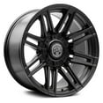 thumbnail image 1 of 20 x 10 in. Satin Black 6 x 135 & 6 x 139.7 Bolt Pattern 21 mm Offset 106.1 Center Bore Dropzone 805 Wheel, 1 of 1