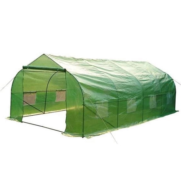 20 x 10 x 7 ft. Portable Walk-In Steeple Garden Greenhouse