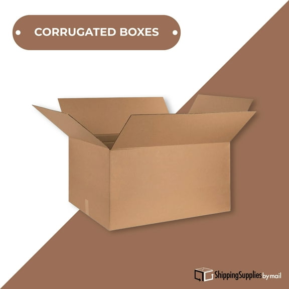 SSBM 20 x 10 x 8" Long Corrugated Boxes - 20 Per Bundle
