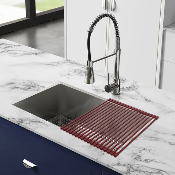 20 x 12 " Kitchen Sink Grid, Red