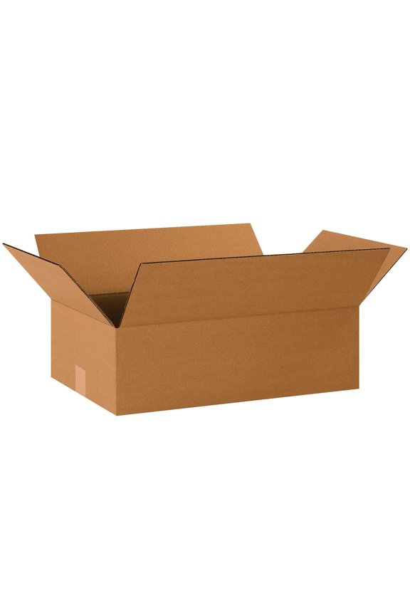 20 x 12 x 6 Corrugated Cardboard Boxes, Flat 20"L x 12"W x 6"H, Pack of 25 | Shipping, Packaging, Moving, Storage Box for Home or Business, Strong Wholesale Bulk Boxes