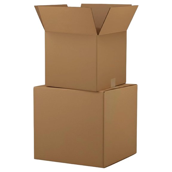 20 x 12 x 6 Inch Corrugated Cardboard Shipping Boxes 50 Pack ECT32 Single Wall Mailing Storage Containers Flat Packed for Small Business Ecommerce Moving Storage