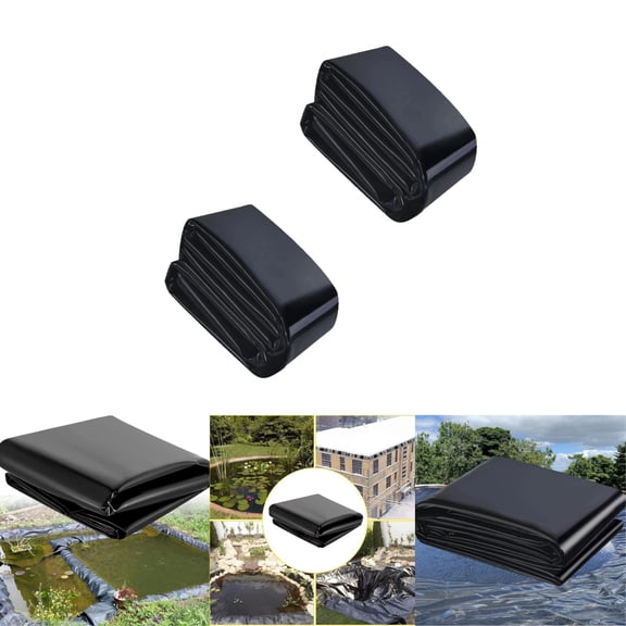 20 x 13 FT Pond Liner, Fish Pond Liner, Pool Seepage Membrane Seepage Liner, Pond Liners for Outdoor Ponds, Koi Ponds, Garden Fountain, Waterfall, Natural Looking Ponds, Garden,Black