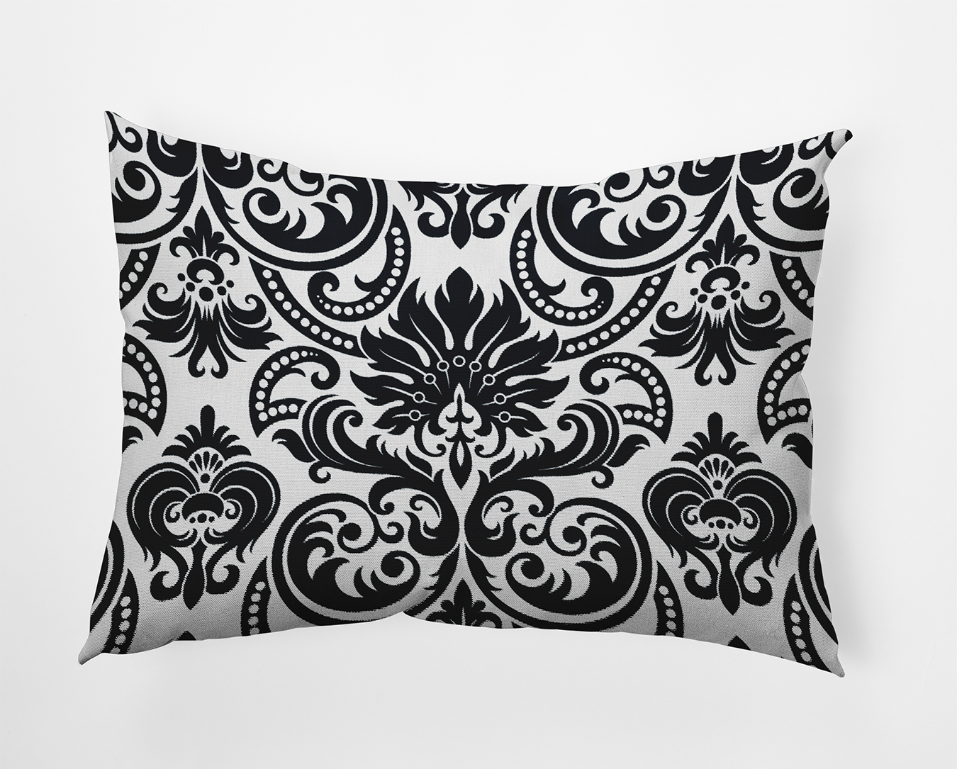 20" x 14" Simply Daisy Alexys Polyester Accent Pillow, Black Qty 1