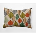 thumbnail image 1 of 20" x 14" Simply Daisy Autumn Leaves Fall Polyester Indoor/Outdoor Pillow, Muted Gold Qty 1, 1 of 5