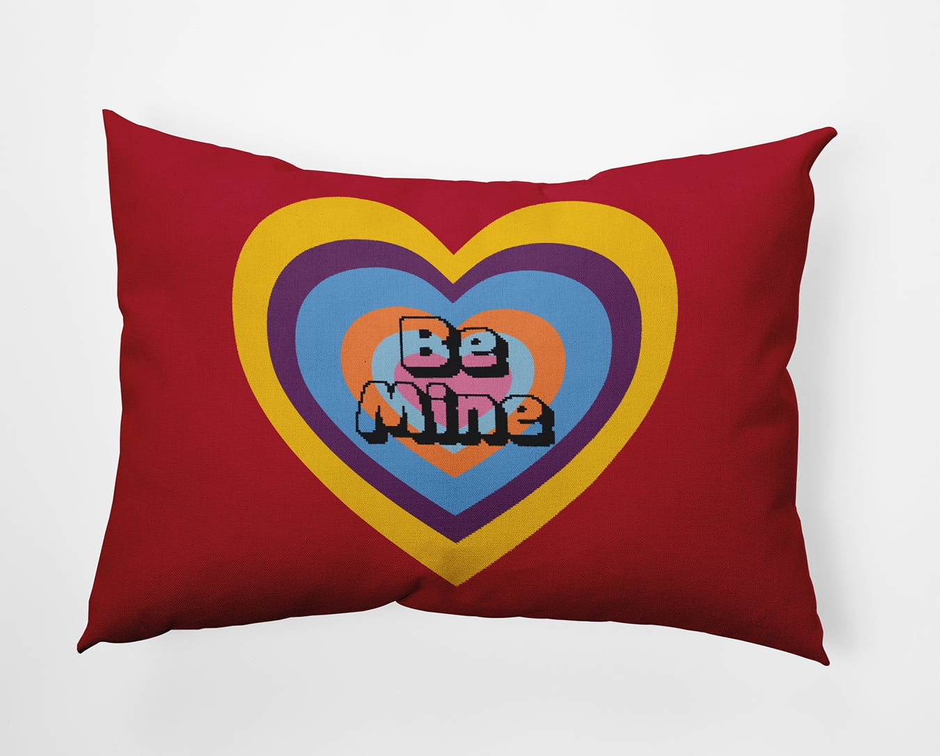 20" x 14" Simply Daisy Be Mine Polyester Accent Pillow, Formula One Qty 1