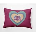 thumbnail image 1 of 20" x 14" Simply Daisy Be Mine Polyester Accent Pillow, Pink Qty 1, 1 of 3