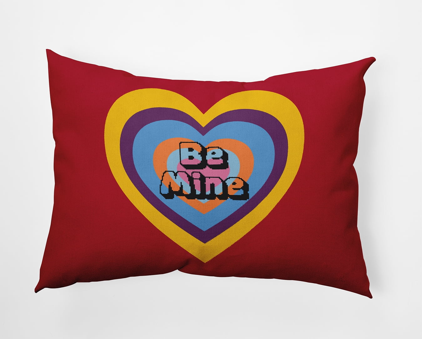 20" x 14" Simply Daisy Be Mine Polyester Indoor/Outdoor Pillow, Formula One Qty 1