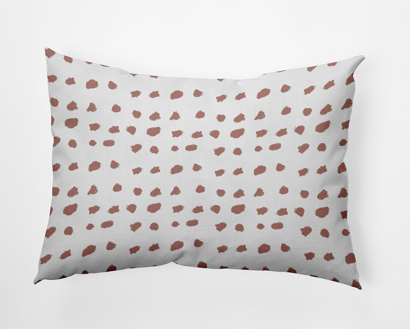 20" x 14" Simply Daisy Dots Of Spots Polyester Accent Pillow, Rusty Mauve Qty 1