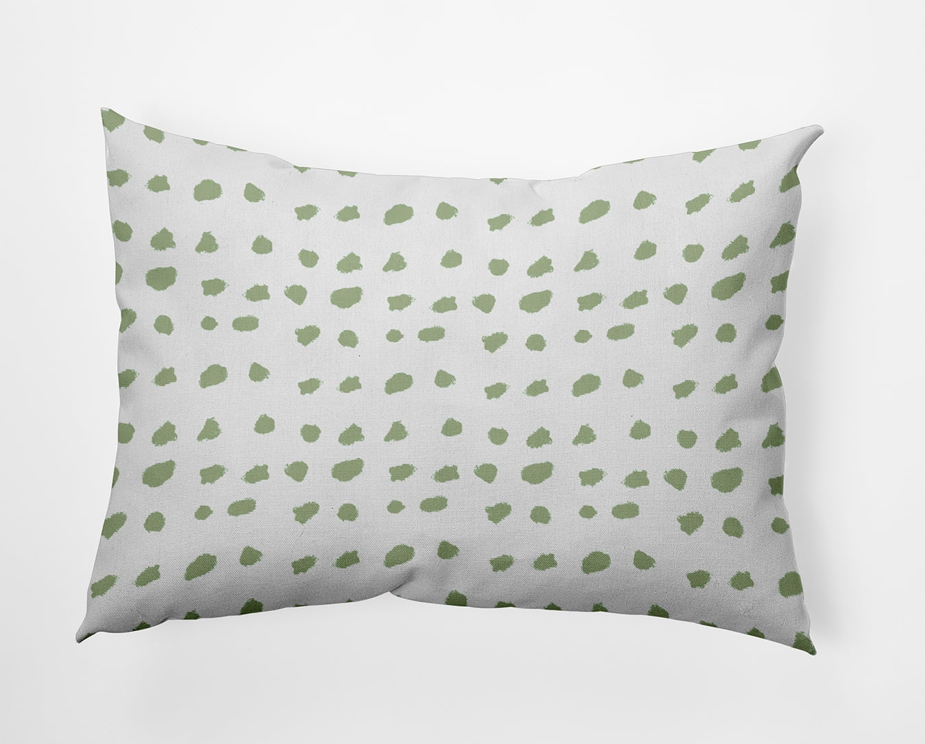 20" x 14" Simply Daisy Dots Of Spots Polyester Indoor/Outdoor Pillow, Fresh Green Qty 1