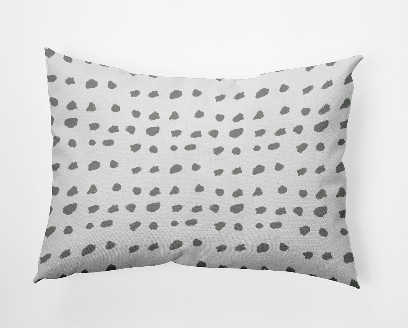 20" x 14" Simply Daisy Dots Of Spots Polyester Indoor/Outdoor Pillow, Gray Qty 1