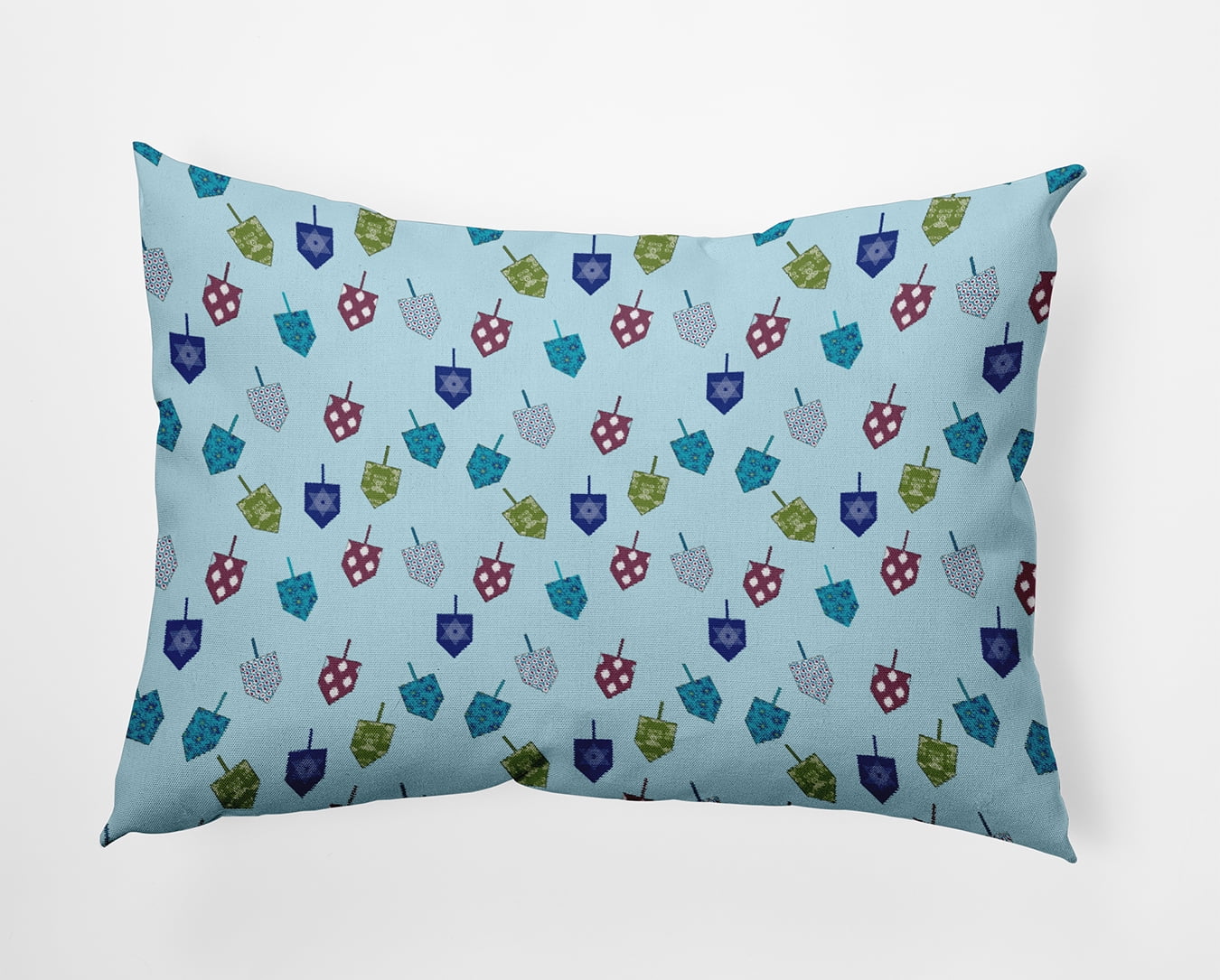20" x 14" Simply Daisy Dreidel Pattern Polyester Accent Pillow, Omar Qty 1