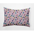 thumbnail image 1 of 20" x 14" Simply Daisy Dreidel Pattern Polyester Indoor/Outdoor Pillow, Light Pink Qty 1, 1 of 3