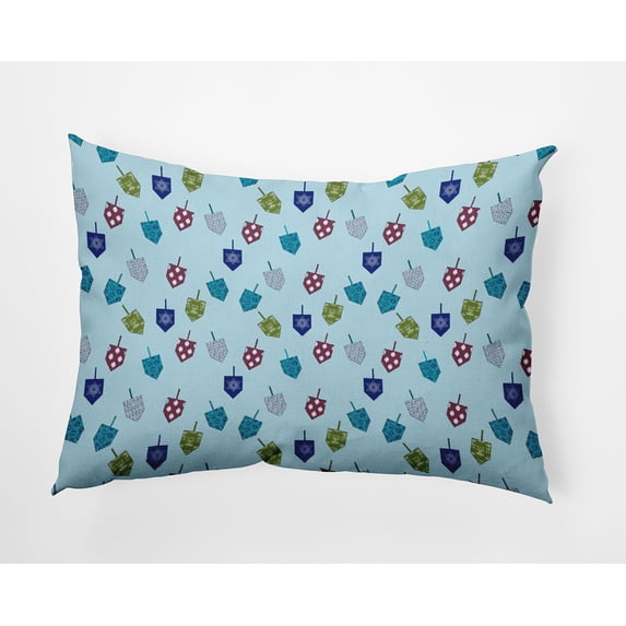 20" x 14" Simply Daisy Dreidel Pattern Polyester Indoor/Outdoor Pillow, Omar Qty 1