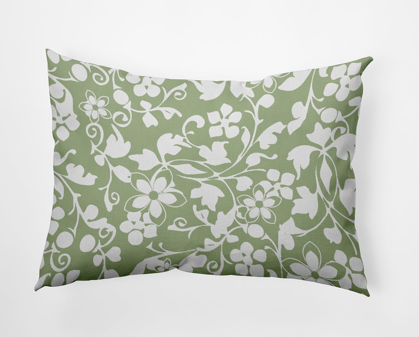 20" x 14" Simply Daisy Evelyn Polyester Accent Pillow, Fresh Green Qty 1