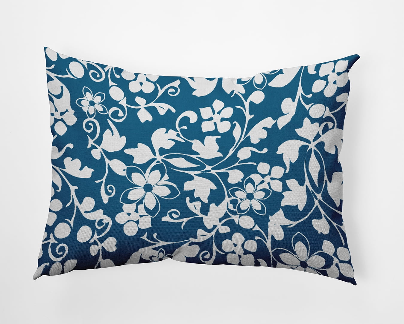 20" x 14" Simply Daisy Evelyn Polyester Accent Pillow, Teal Qty 1