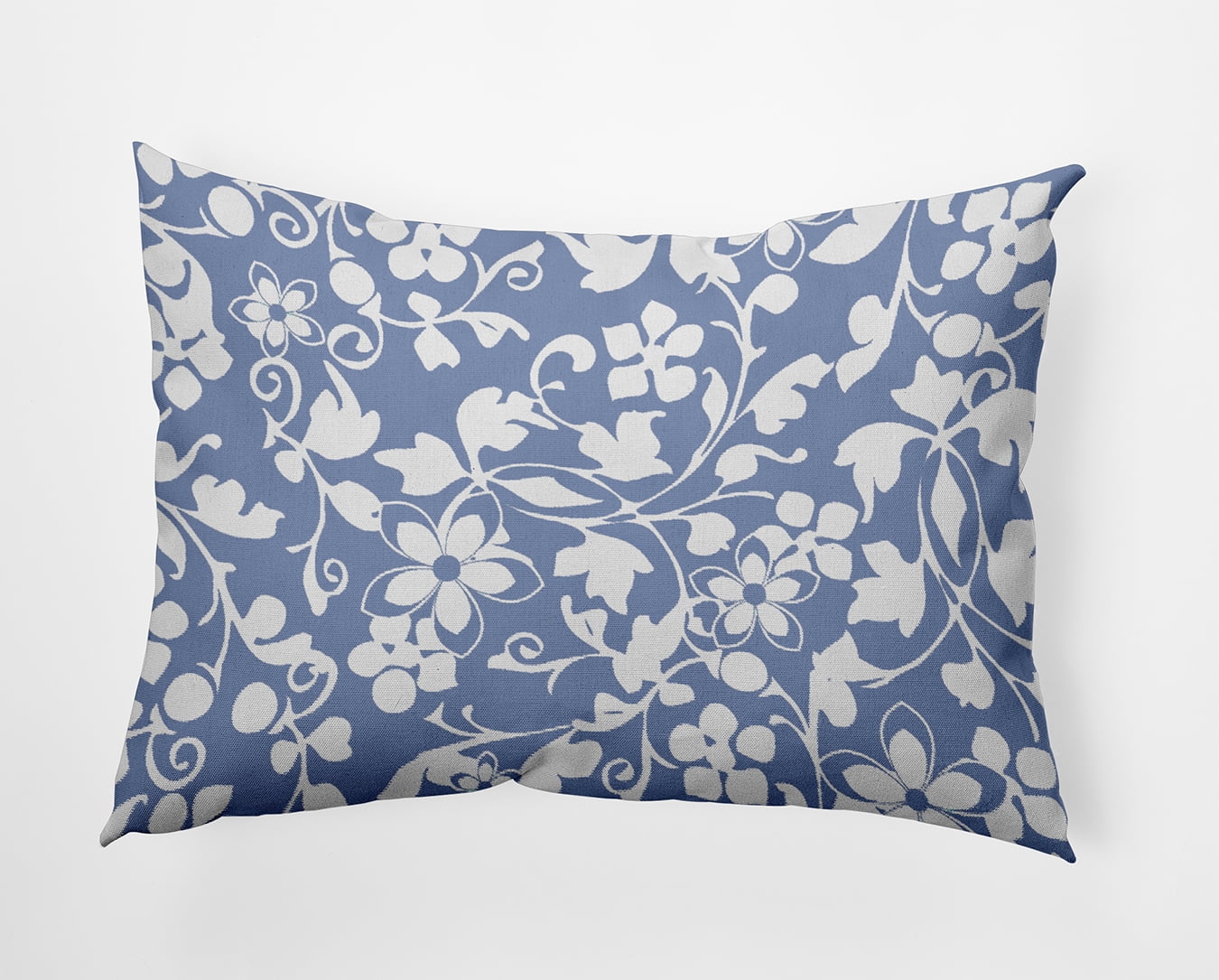 20" x 14" Simply Daisy Evelyn Polyester Indoor/Outdoor Pillow, Cornflower Qty 1