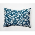 thumbnail image 1 of 20" x 14" Simply Daisy Evelyn Polyester Indoor/Outdoor Pillow, Teal Qty 1, 1 of 3