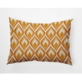 thumbnail image 1 of 20" x 14" Simply Daisy Feathers Polyester Indoor/Outdoor Pillow, Golden Mustard Qty 1, 1 of 6