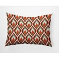 thumbnail image 1 of 20" x 14" Simply Daisy Feathers Polyester Indoor/Outdoor Pillow, Harvest Orange Qty 1, 1 of 6