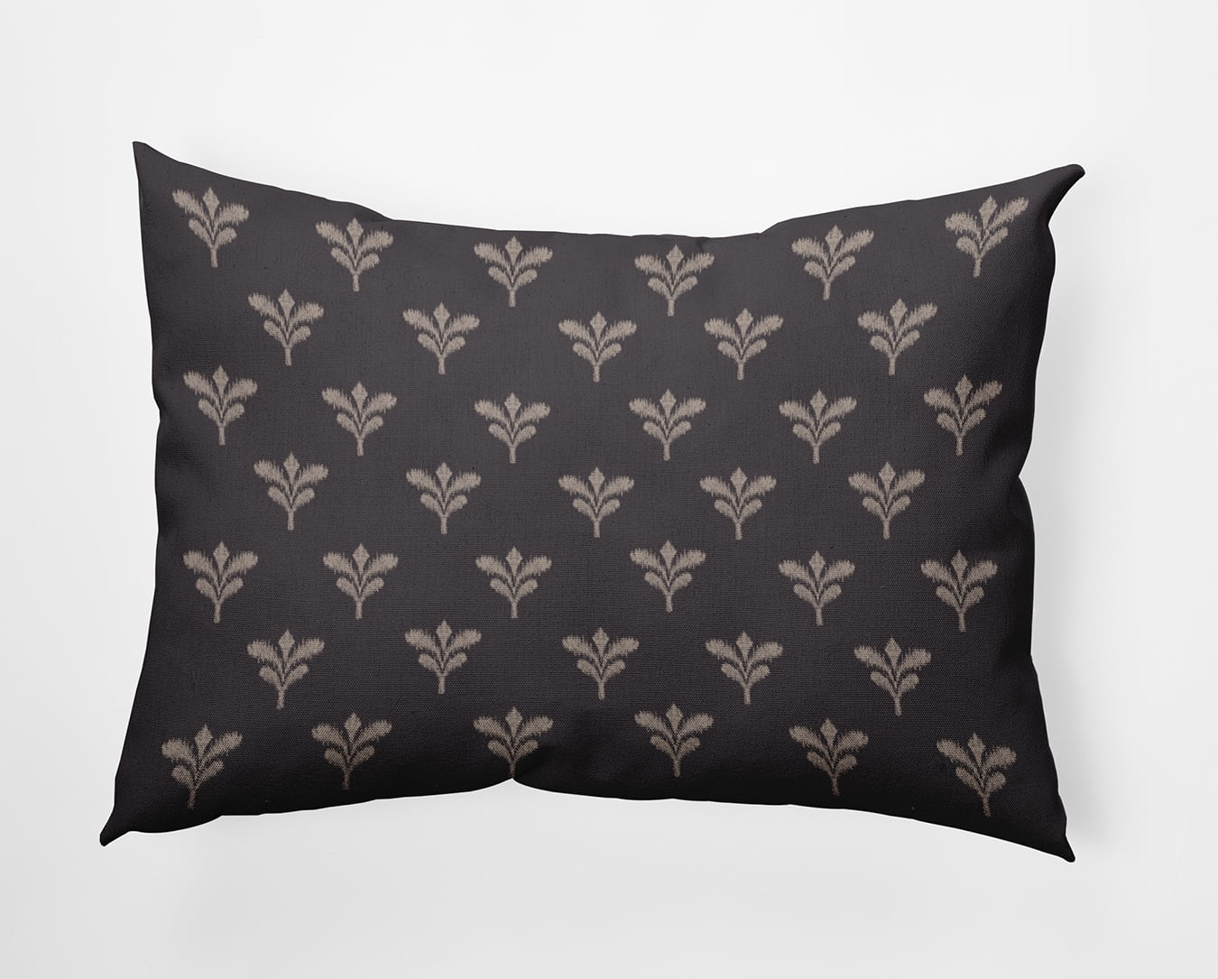 20" x 14" Simply Daisy Floating Feathers Polyester Accent Pillow, Fossil Qty 1