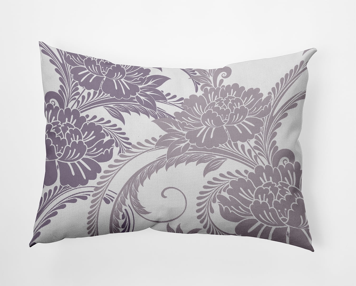 20" x 14" Simply Daisy Flower Flourish Polyester Accent Pillow, Purple Qty 1