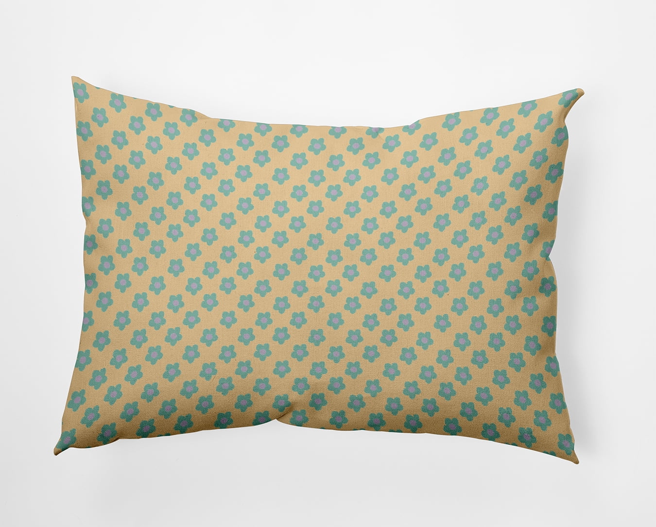 20" x 14" Simply Daisy Flower Power Polyester Indoor/Outdoor Pillow, Corn Stalk Qty 1