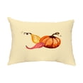 thumbnail image 1 of 20" x 14" Simply Daisy Gourd Pile Fall Polyester Indoor/Outdoor Pillow, Yellow Qty 1, 1 of 1