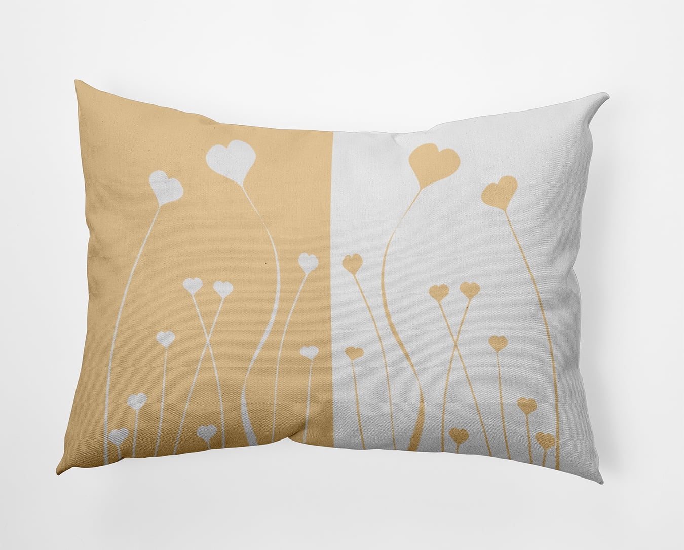 20" x 14" Simply Daisy Growing Love Polyester Indoor/Outdoor Pillow, Corn Stalk Qty 1