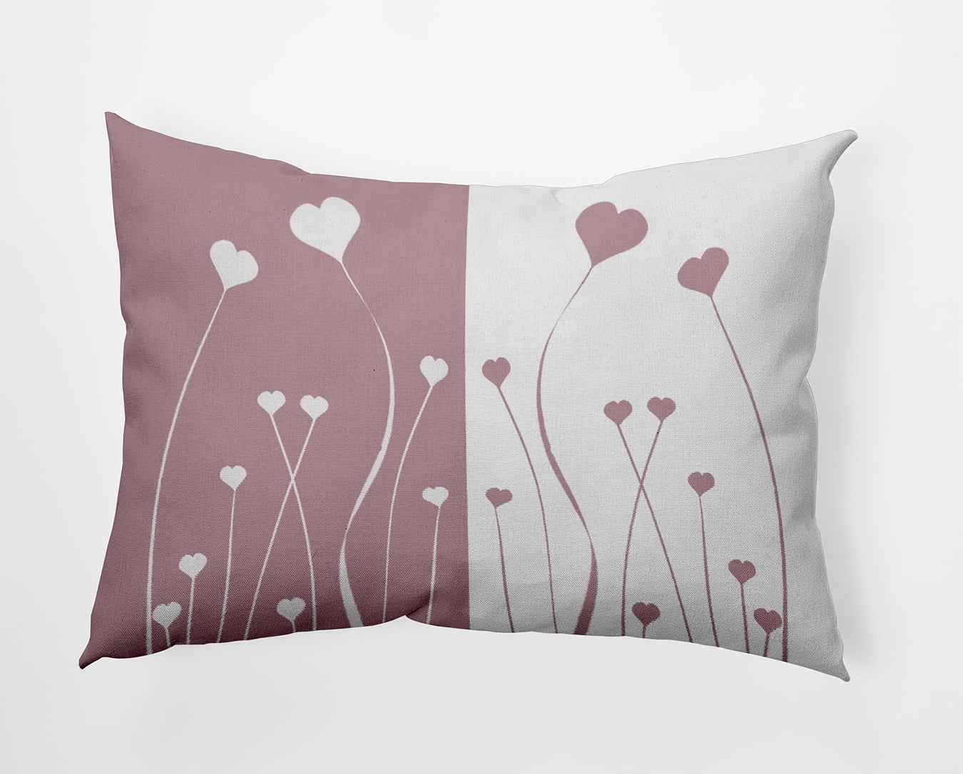 20" x 14" Simply Daisy Growing Love Polyester Indoor/Outdoor Pillow, Romantic Purple Qty 1
